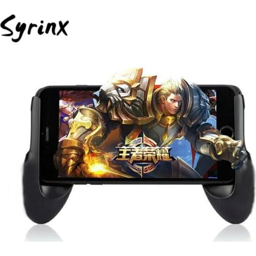 SYRINX Phone Game Mount Bracket Gamepad Hand Grip Clip Stand For iphone X 8 7 Samsung S9 s8 Xiaomi mi8 Huawei P10 Gaming Handle