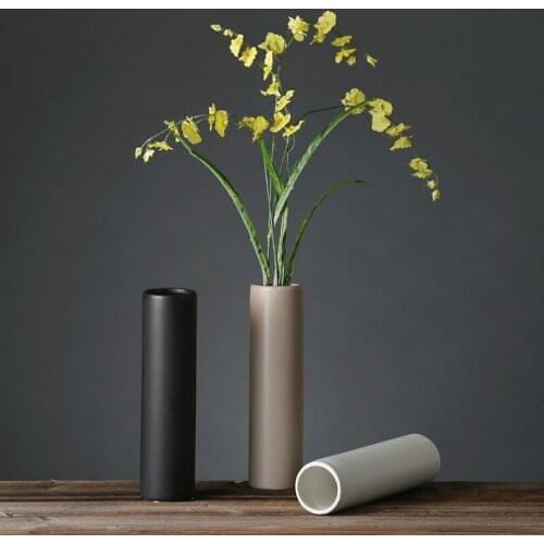 Modern ceramics Art Vases Desktop Ornaments Countertop Flower Vases Home Dried Flower Decor Accessories Christmas Wedding Gifts