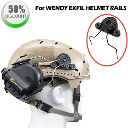 M12 EARMOR HeadSet RAC Rails Adapter Attachment Kit Tactical Headphone Adapter for ARC EXFIL Rail Adapter Helmet Accessories