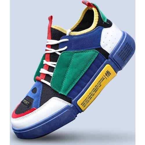 Platform Fashion Sneakers for Men Breathable Casual Walking Sports Running Shoes Outdoor Travel Fitness Sneakers