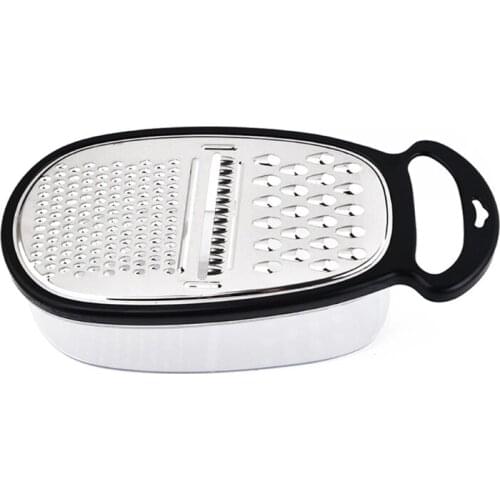 Kitchen Grater with Food Storage Container for Potato Cheese Butter with Handle Food Collection and Storage Box Graters M6CE
