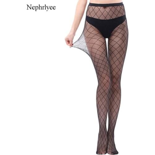Summer Sexy Mesh Stocking Transparent Slim Fishnet Pantyhose Without Panties Party Club Net Holes Black Tights Stocking 3001