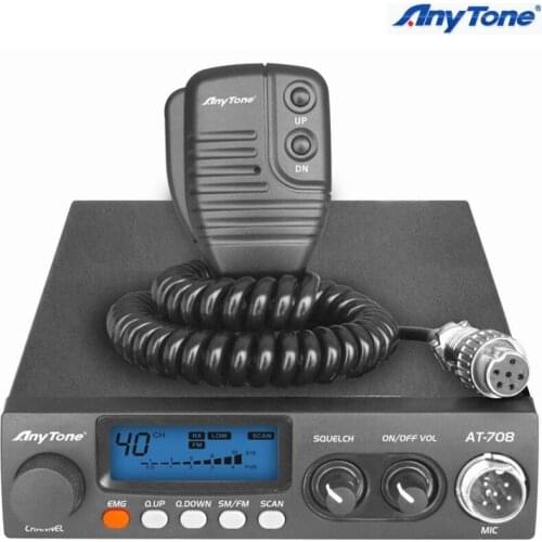 Nytone AT-708 CB Radio 24.265-29.655MHz 480AM-480FM Mobile Station City Band 11 Meter Driving Intercom