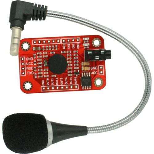 1set Voice Recognition Module V3 Speed Recognition compatible with Ard for Arduino Support 80 Kinds of Voice Sound Board
