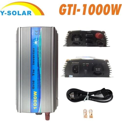 MPPT Pure Sine Wave GTI-1000W Solar Grid-Connected Inverter 110V Or 220V 18V 36V