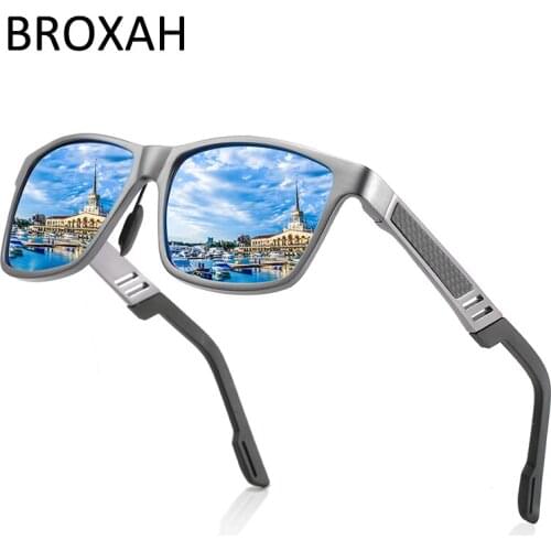 Retro Polarized Sunglasses Men 2020 Driving Glasses Mens Mirror Lens Aluminium Magnesium Frame Eyewear UV400 Oculos Masculino
