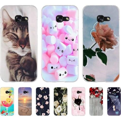 Soft Case For Silicone Back Cover For Cute Phone Cases Cover Bumper for Samsung Galaxy A3 A5 2015 2016 2017 A6 Plus 2018 case