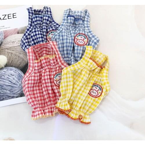 2020 New Puppy Clothes Chihuahau Pet Clothes for Small Medium Dogs Crop Top Fashion Puppy Dog Clothing Ropa Perro Pet Cat Vest