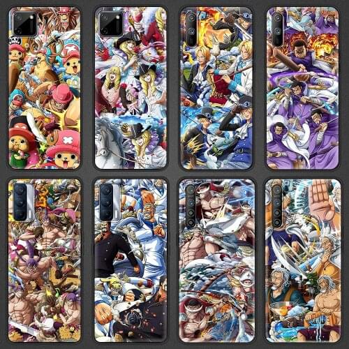 One Piece Soft Phone Cover Case for Realme C3 C11 C15 5 6 7 7i 8 Pro X7 X50 XT Pro GT Neo V15 5G Luxury Shell