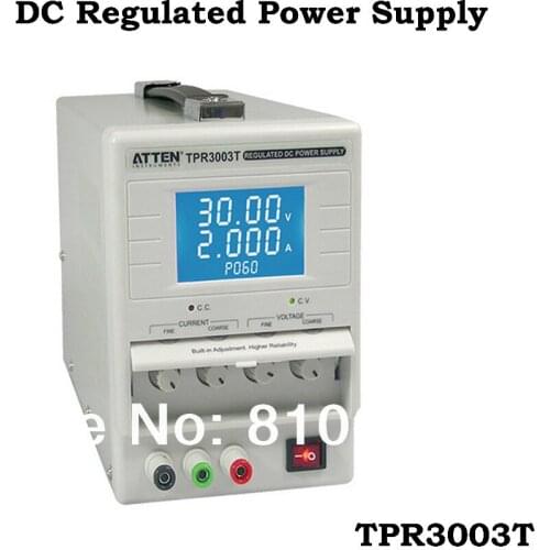 TPR3003T Single channel DC regulated Constant Voltage Constant Current 90w power supply variable 0-30V 0-3A adjustable