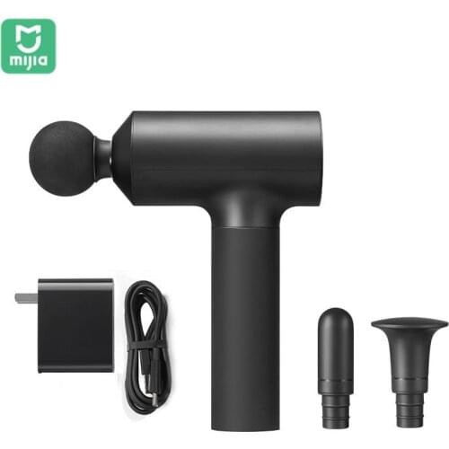 Xiaomi Mijia Massage Gun Muscle Relaxation Massager Vibration Fascia Gun Relax Integrated Fitness Equipments For Male Female