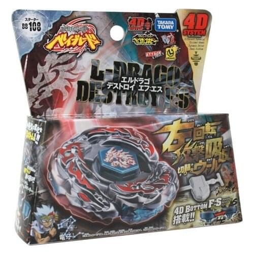 Original Japanese Version of Takara Tomy BB108 L Dragon Destroy Destructor Spin Battle Beyblade Alloy Toy Spinning Top