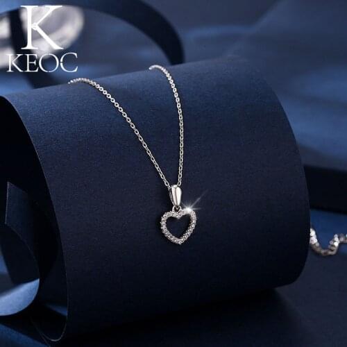 Keoc Japanese Cute Heart-shaped Necklaces for Women Dropship Suppliers Bride Personalized Gift Jewelry for Women 2021 LY-40054