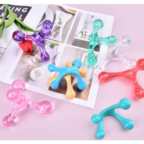 Handheld Arch Body Massager Health Balance Four Ball Back Mini Massage Stick Relax Acupressure Health Massage Tool