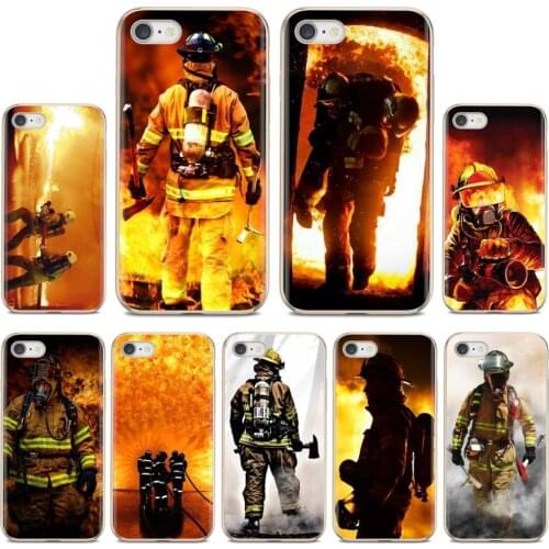 Firefighter Heroes Fireman Buy Silicone Phone Case For Samsung Galaxy A10 A40 A50 A70 A3 A5 A7 A9 A8 A6 Plus 2018 2015 2016 2017