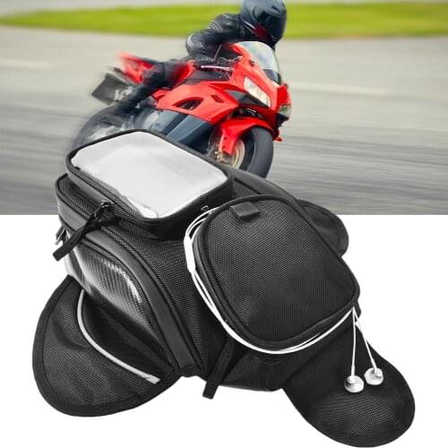 Motorcycle tank bag Oil Fuel Bag Magnetic moto saddle luggage GPS Phone Bag Motocross Fuel Tank Bag Mobile Phone Navigation