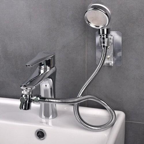 Bathroom Wash Face Basin Water Tap External Shower Toilet Hold Filter Flexible Small Nozzle Suit Wash Hair House Artifact Shower