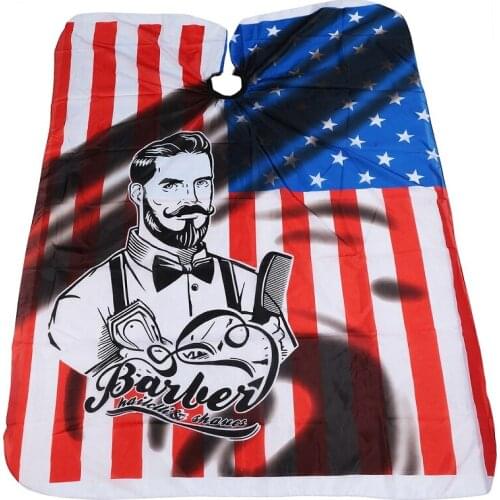 Waterproof Cloth Cutting Hair Haircut Pattern Salon Barber Cape Hairdressing Hairdresser Apron Wrap Gown Tools Barber Cloth