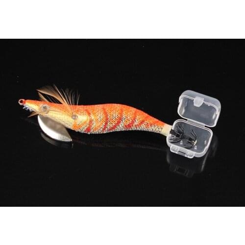 10PCS Transparent Squid Hooks Protector 3 Sizes Wood Shrimp Hooks Cover Jig Squid Umbrella Hook Caps Bonnets Lure Accessories