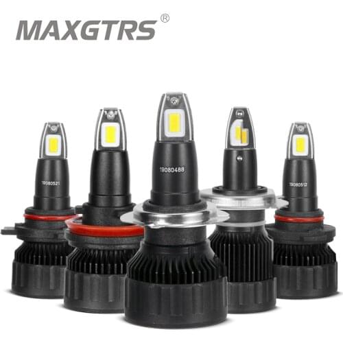 2X Car Headlights H4 Led Mini H7 Lamp H8 LED H1 H11 Fog Light HB3 9005 HB4 9006 12V 72W 7000LM Auto Driving Blub No Radio Noise