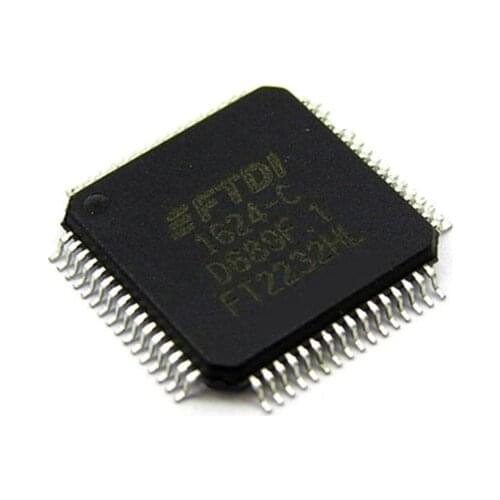 1pcs/Lot FT2232HL LQFP64 FT2232 FT2232H USB interface IC USB to Dual UART/ HS FIFO/SPI/JTAG/I2C New original In Stock