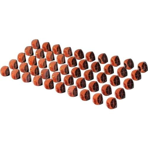 50PCS Copper Coated 1inch Corner Cube Prism, Plated 25.4mm Trihedral Retroreflector*50