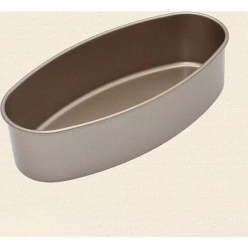9 Inch Non Stick Oval Cake Pan Cheesecake Loaf Bread Mold Baking Tray DIY Kitchen Bakeware Supplies