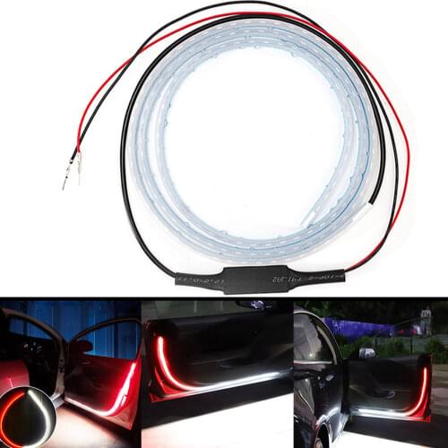 Auto Strobe Light Car Door Lights Parking Light Streamer Warning Light Anti Collision Flash Streamer Car Warning Led Strip Flash