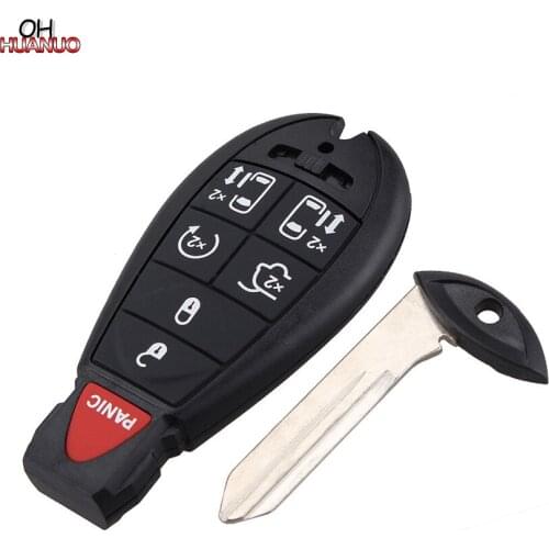 6+1 Buttons Remote Key Shell for Chrysler DODGE for JEEP Blank Case Fob 7 Buttons