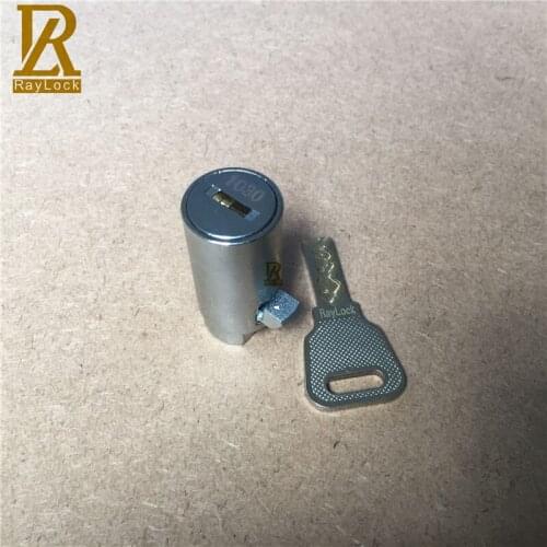 RayLock key alike zinc alloy cylinder plug lock for snack vending machine locking replacement