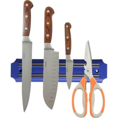 Magnetic knife holder Tool Rest Shelf for Stainless Steel Kitchen Pub Bar Counter knife holder 20 x 4.7 x 1.2 cm