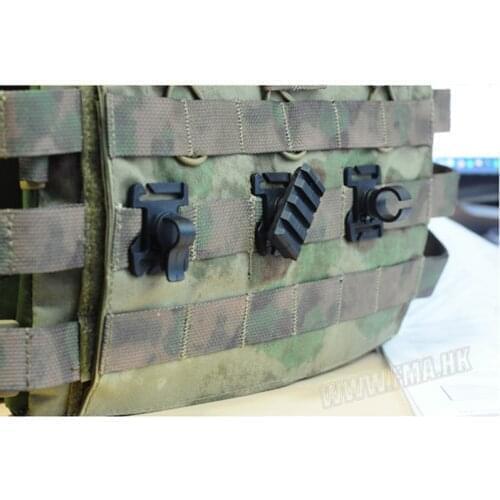 FMA Tactical Hunting 3 Type Molle Vest Adapter for 25mm Webbing Multipurpose Rail Mount Tube Pipe Clip