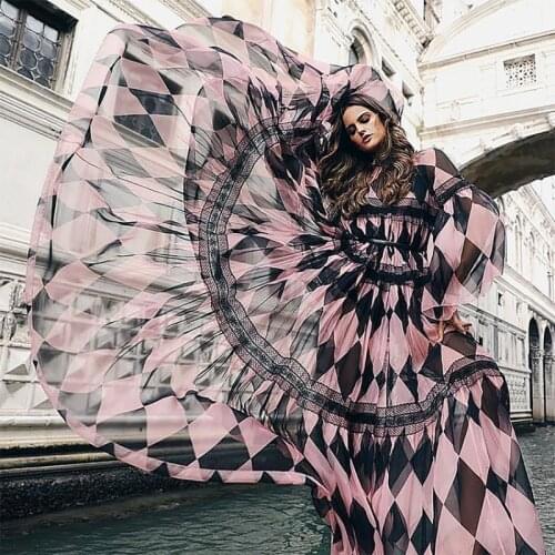 Модные платья в клетку Kissly Zhao China At AliExpress