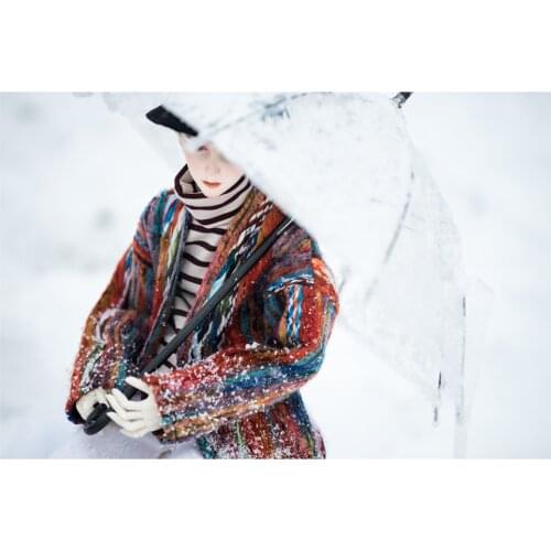 BJD Doll clothes suitable for 1-3 1-4 uncle size patchwork jacket Cardigan doll accessories