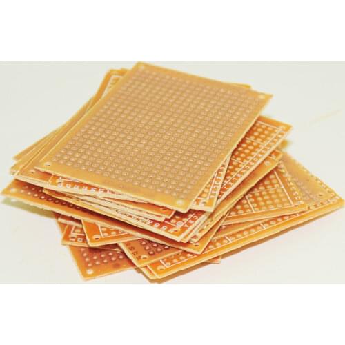 10pcs Veroboard Stripboard 5X7CM 2.54mm PCB Price Protoboard Circuit Board PCB Prototype PCB Board Single Side Copper PCB Plate