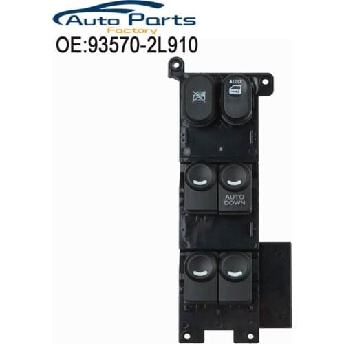 93570-2L910 935702L910 New Front Right Car Window Buttons For Hyundai I30 2007-2012 Electric Master Power Window Lifter Switch
