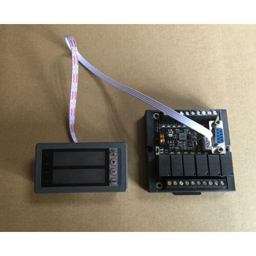 PLC relay display and input parameter display board, function is equivalent to text, touch screen is not programmed D110.D114
