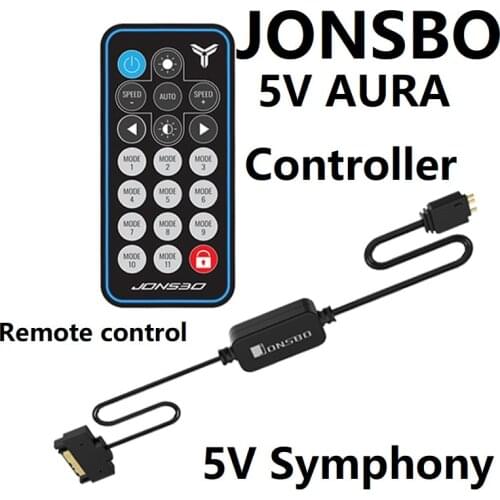 JONSBO 5V ARGB Controller Remote Control LED Cool Light 5V Symphony Edition