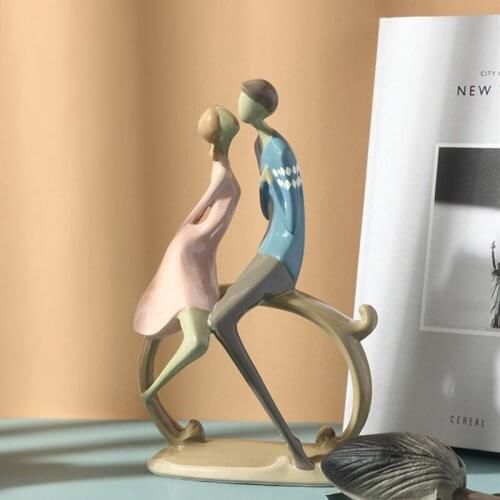 Modern Simple Couple Creative Decoration of Home Accessories Bedroom TV Cabinet Character Ornaments