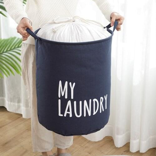 Super Large Laundry Basket Foldable Storage Laundry Hamper Water-Proof Linen Child Toy Clothes Organizer Bathroom Storage Bucket