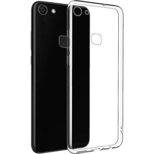 Ultra-thin Transparent Silicone Mobile Phone Shell Is Suitable For Vivo Y75 Transparent Shell Case Dust Plug