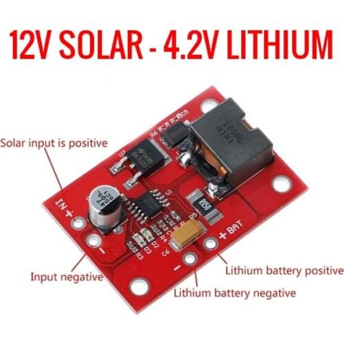 12V SOLAR TO 3.7V 4.2V LITHIUM BATTERY 18650 3A CONVERTER MPPT CHARGE CONTROLLER