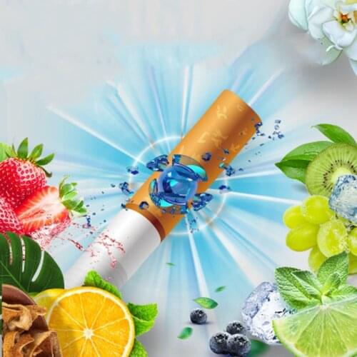 200pcs DIY Cigarettes Pops Beads Ice Fruit Flavour Menthol Mint Flavor Popping Smoking Accessories Holder Smoke Balls Men Gifts