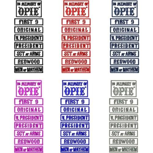 2015 Original Son Of Jacket Back Embroidered Anarchy Patch Motorcycle Biker Club Patch