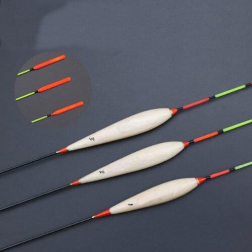 3pcs/lot Fishing Float Balsa Wood Material Flotador Pesca Bobbers Carp Fishing 25cm-26cm Peche Float Fishing Tackles Tools