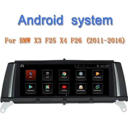 RAM 4G ROM 32G Android 9.0 car audio gps player for bmw X3 F25 X4 F26 2011-2016 cic NBT system autoradio wifi