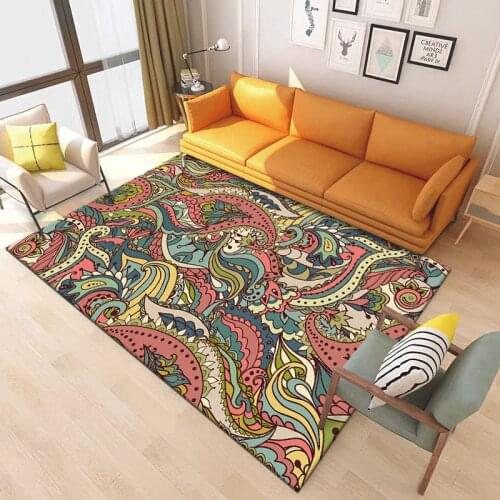 Simple Fashion Fale Velvet Living Room Bedroom Carpet Nordic Wind Tatami Mat Hallway Entry Door Carpet Kitchen Non-slip Rug