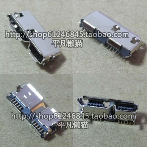 Free shipping For mobile hard disk Tablet PC mobile phone Micro 3.0 USB pin data interface tail plug 454