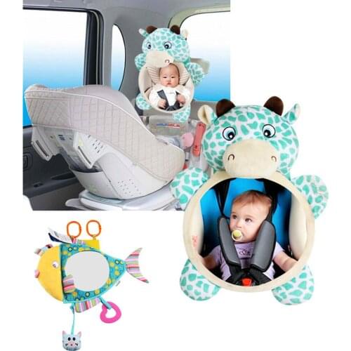 Baby Car Seat Rear View Mirror Back Seat Headrest Facing Infant Kids Child Toddler Ward Adjustable Safety Accessories TSLM1