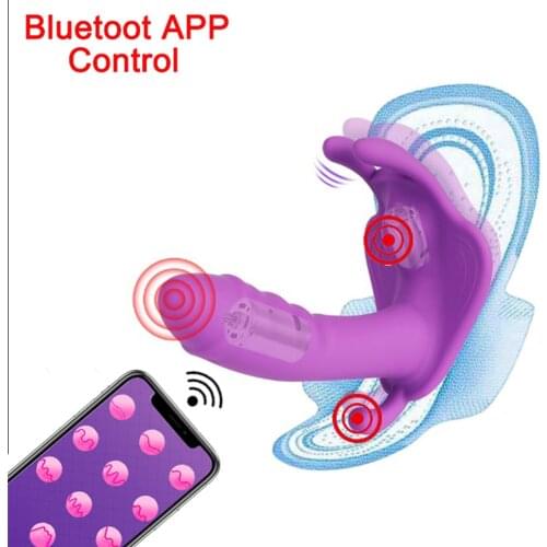 Wear Dildo Butterfly Vibrator Sex Toys For Couple Orgasm Masturbator Wireless Remote Control Dildo Vibrators For Women Panties